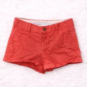 Old Navy Coral Low Rise Shorts Size 2 | Cute Summer Casual Stretch Shorts